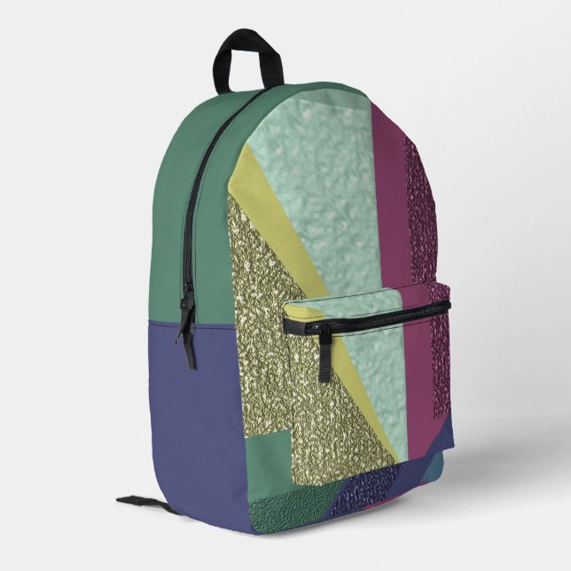 Sac À Dos Imprimé Moderne Abstrait  (Coin arrière gauche)