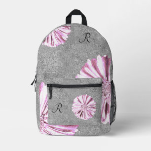 Sac À Dos Imprimé Moderne Chic Ados femmes Filles Couleur d'eau Fleu