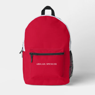 Sac À Dos Imprimé Moderne Simple Élégant Cerise Rouge Professionnel