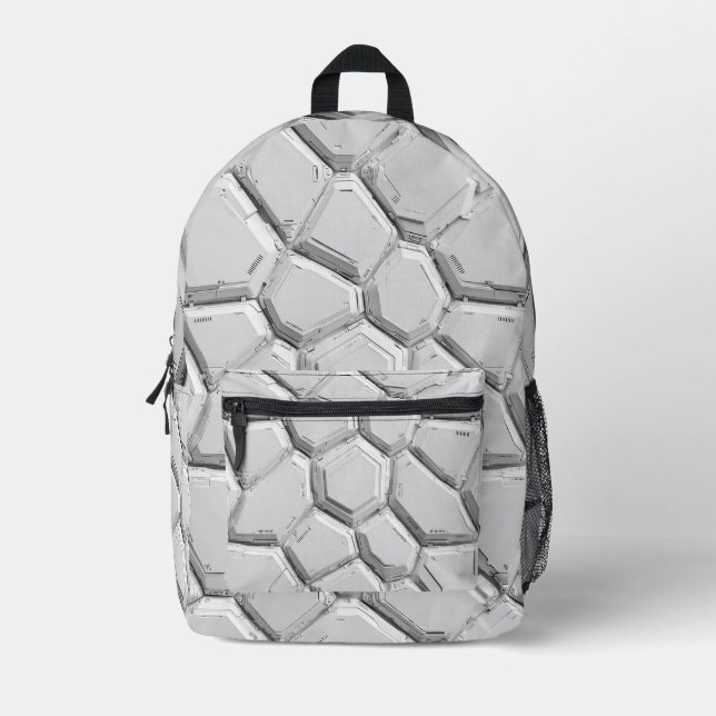 Sac À Dos Imprimé  Modular Armor White Backpack (Recto)