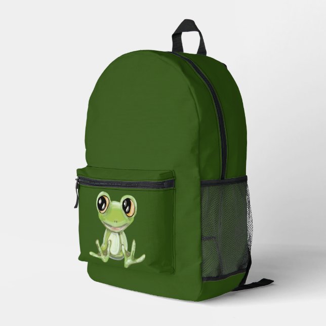 Sac À Dos Imprimé Mon Autre Ami De Grenouille Verte Lance Oreiller (Coin arrière droit)