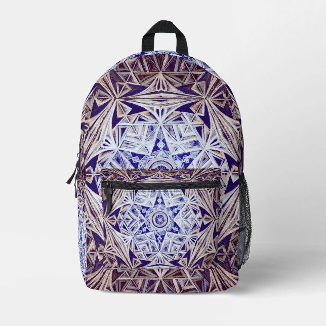 Sac À Dos Imprimé Monde de cristal (Recto)