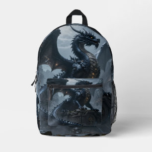 Sac À Dos Imprimé Monde des dragons – Le royaume de feu et de magie