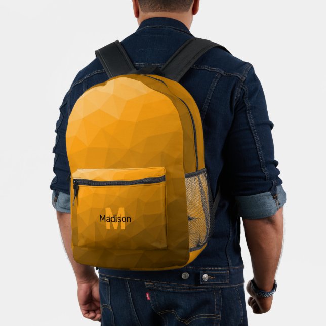 Sac À Dos Imprimé Monogramme à motif de maille géométrique à dégradé (Insitu (Modèle))