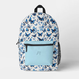 Sac À Dos Imprimé Monogramme de papillon sympa