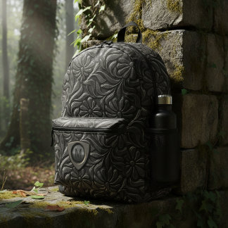 Sac À Dos Imprimé Monogramme du bouclier métallique embouti ID139