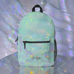 Sac À Dos Imprimé Monogramme Iridescendant Opale mignonne pour enfan