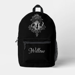 Sac À Dos Imprimé Monogramme personnalisé initial