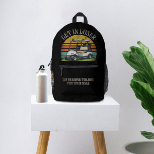 Sac À Dos Imprimé Monte dans la voiture, abruti, on va chercher ta b