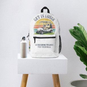 Sac À Dos Imprimé Monte dans la voiture, abruti, on va chercher ta b