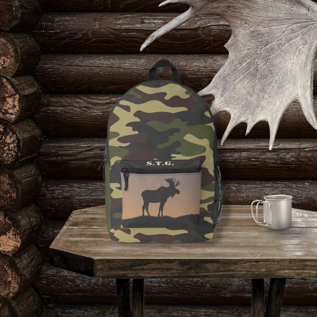 Sac À Dos Imprimé Moose et Camo (Créateur téléchargé)