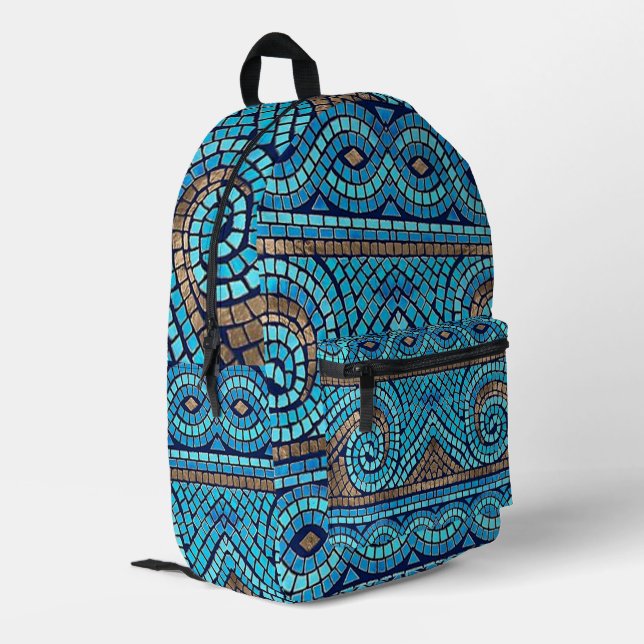 Sac À Dos Imprimé Mosaïque (Coin arrière gauche)