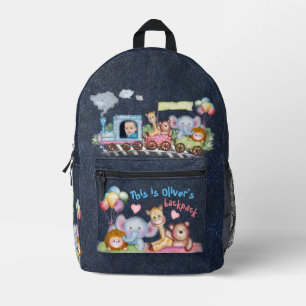 Sac À Dos Imprimé Moteur de train mignon