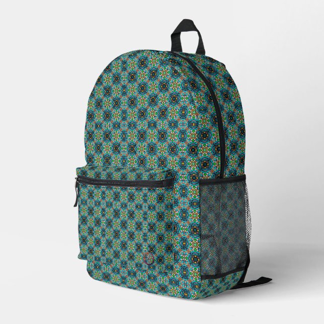 Sac À Dos Imprimé Motif 345 (Coin arrière droit)