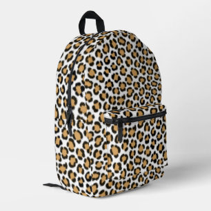 Sac À Dos Imprimé Motif à effet de fourrure Simulé Leopard tendance
