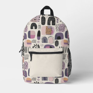Sac À Dos Imprimé Motif abstrait géométrique bohème