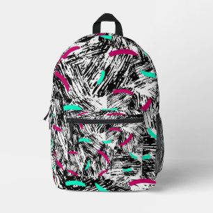 Sac À Dos Imprimé Motif Abstrait moderne.