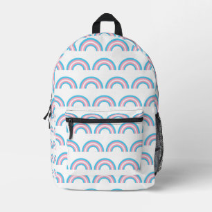 Sac À Dos Imprimé Motif arc-en-ciel transgenre