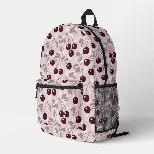 Sac À Dos Imprimé Motif avec cerises (Coin arrière droit)