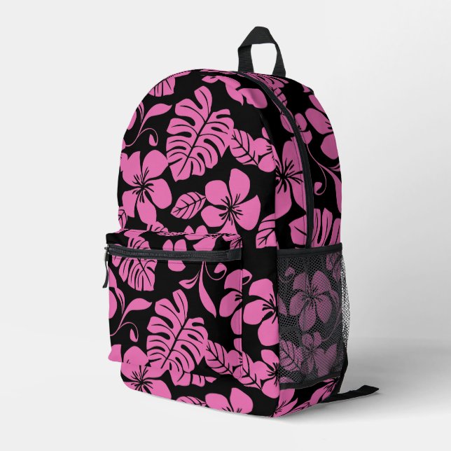 Sac À Dos Imprimé Motif BIKINI ROSE EN NOIR/ROSE (Coin arrière droit)