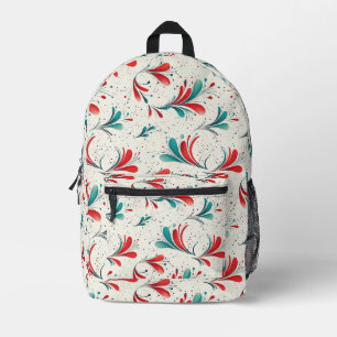Sac À Dos Imprimé Motif blanc et blanc blanc et blanc (2)