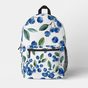 Sac À Dos Imprimé Motif Blueberry