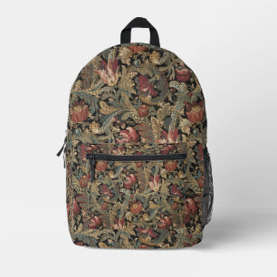 Sac À Dos Imprimé Motif botanique floral botanique vintage sombre et