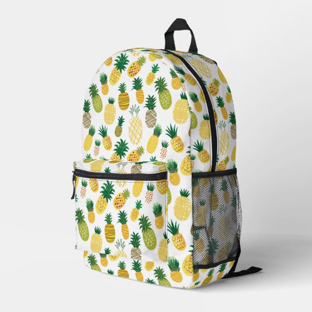 Sac À Dos Imprimé Motif branché à l'ananas (Coin arrière droit)