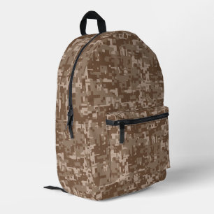 Sac À Dos Imprimé Motif Camouflage numérique du désert