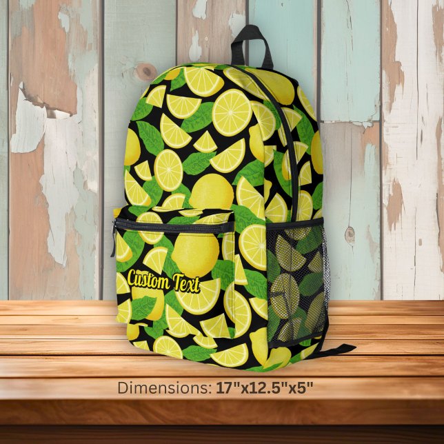 Sac À Dos Imprimé Motif citron (Créateur téléchargé)