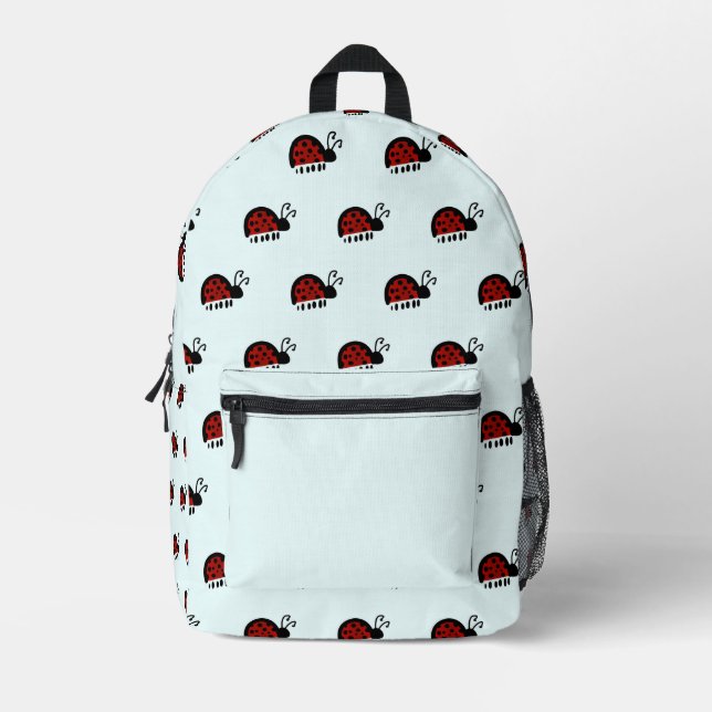 Sac À Dos Imprimé Motif coccinelle (Recto)