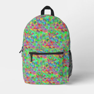 Sac À Dos Imprimé Motif coloré avec motifs cubiques