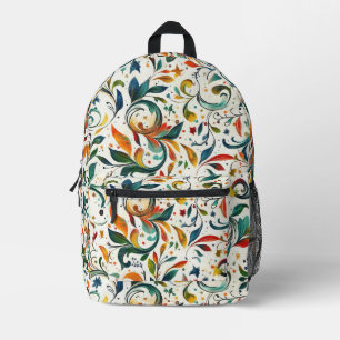 Sac À Dos Imprimé Motif couleur Paisley d'inspiration vintage
