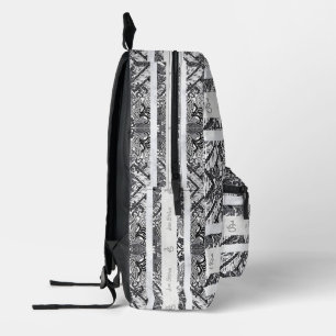 Sac À Dos Imprimé Motif de BATIK moderne