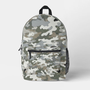 Sac À Dos Imprimé Motif de camouflage militaire d'hiver