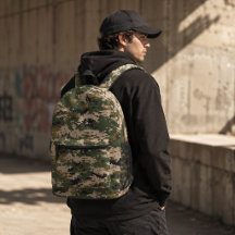 Motif de camouflage numérique vert