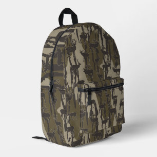 Sac À Dos Imprimé Motif de chasse au cerf camouflé en terres basses