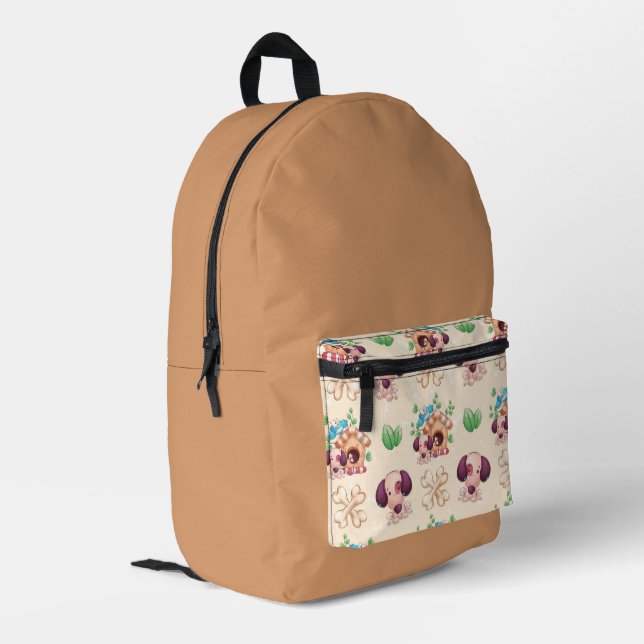 Sac À Dos Imprimé Motif de chien adorable  (Coin arrière gauche)