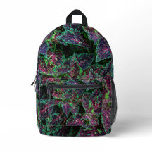 Motif de feuilles de Coleus vibrant.