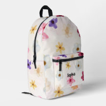 Motif de fleurs à l'aquarelle et fond pastel doux