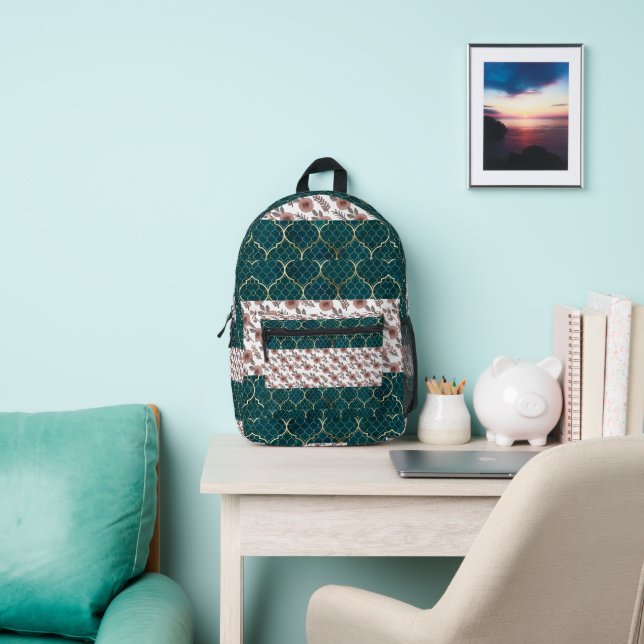 Sac À Dos Imprimé Motif de fleurs aquarelle (Insitu)
