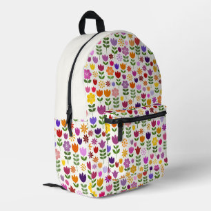 Sac À Dos Imprimé Motif de fleurs de style scandinave