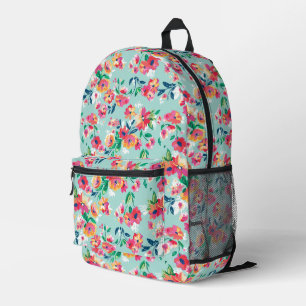 Sac À Dos Imprimé Motif de fleurs peintes