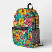 Motif de fleurs tropicales colorées