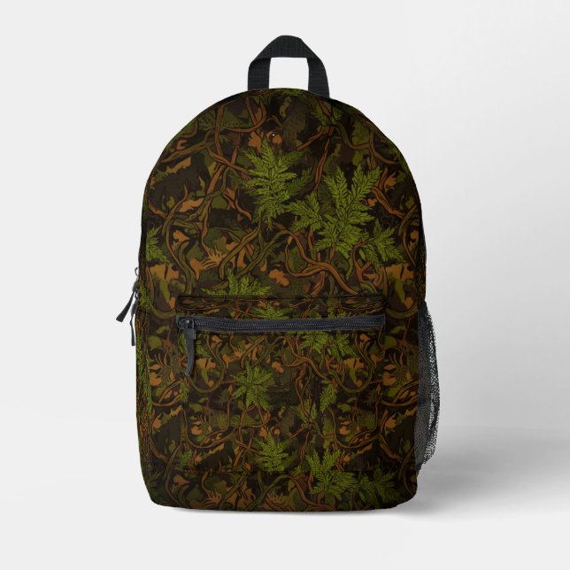 Sac À Dos Imprimé Motif de Ghillie Jungle  (Recto)