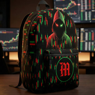 Sac À Dos Imprimé Motif de graphique de trading Streetwear Bougie ro