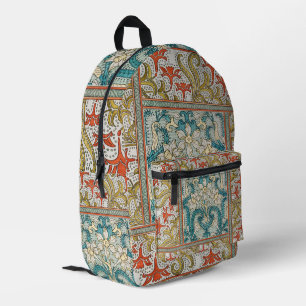 Sac À Dos Imprimé Motif de jonquille Art nouveau vintage Verneuil