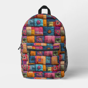 Sac À Dos Imprimé Motif de la surface de la surface de matchs en Whi