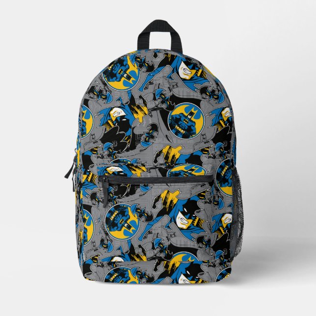 Sac À Dos Imprimé Motif de lancer à fond Batman (Recto)