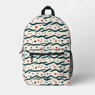Sac À Dos Imprimé Motif de lignes et de formes géométriques Abstrait
